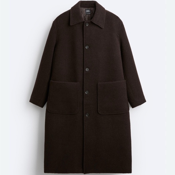 Zara Other - Nwt- Zara-Classic Wool Blend Coat- L/XL